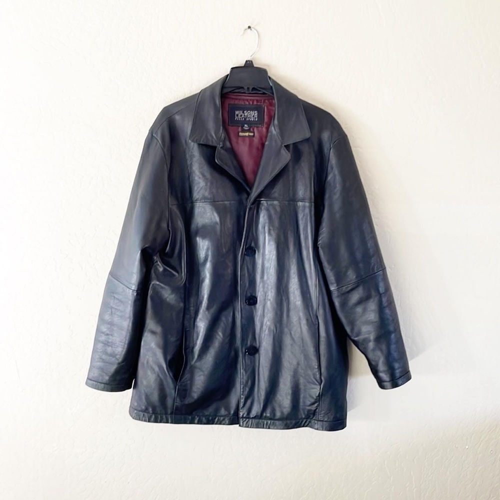 Wilson’s Leather Pelle Studio Thinsulate Soft Leather Black Jacket